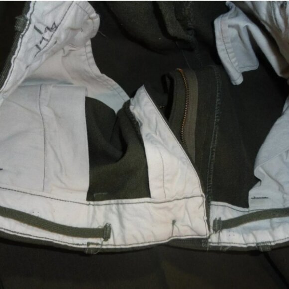 VTG KOREAN WAR szMEDIUM/SHORT FIELD M-1951 OG-108 OD WOOL TROUSERS LD 3839 - Picture 2 of 12